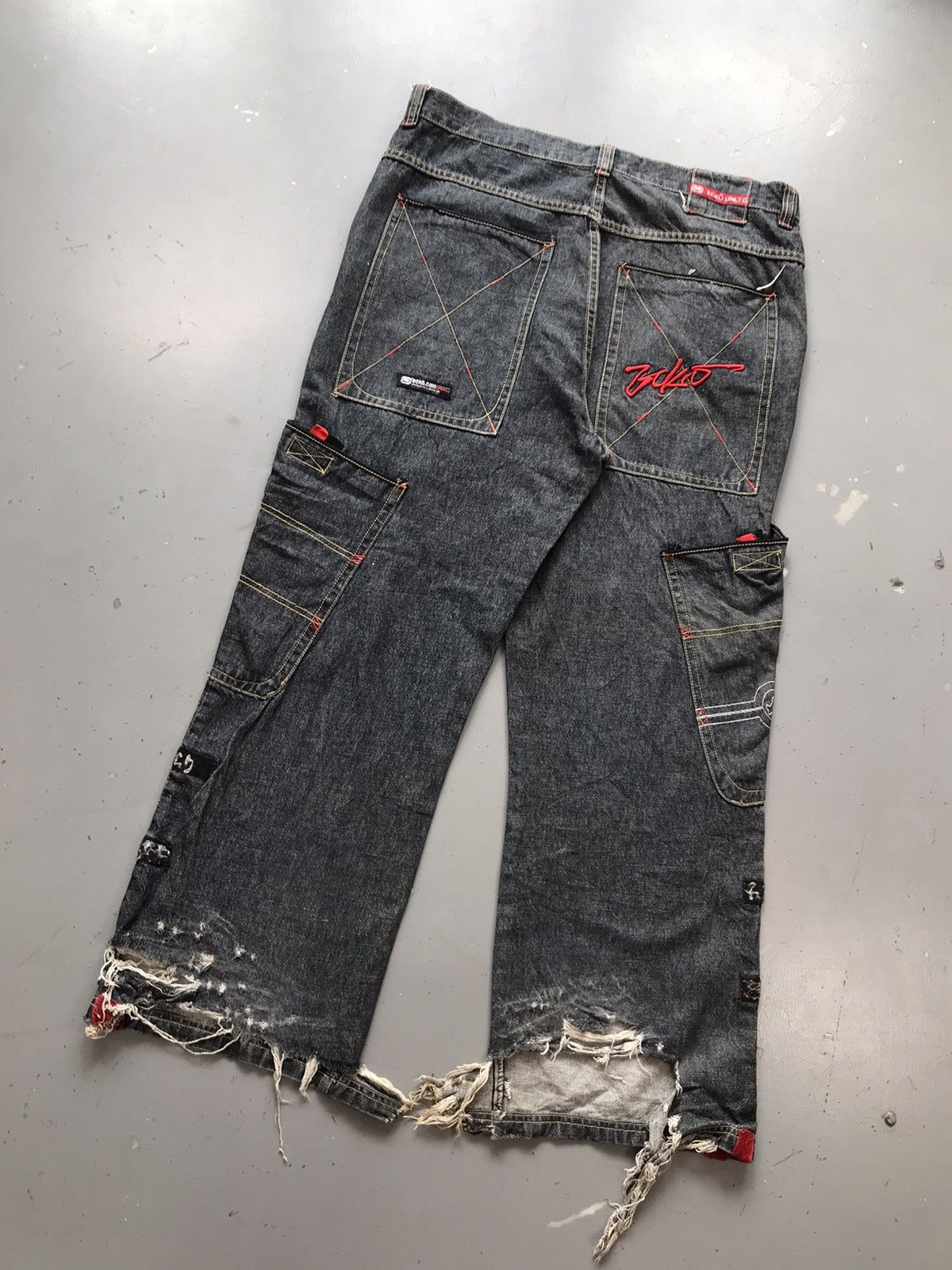 Ecko Unltd. × Vintage Vintage Ecko UNLTD multiple big pockets baggyfit cargo Size US 38 / EU 54 - 11 Thumbnail