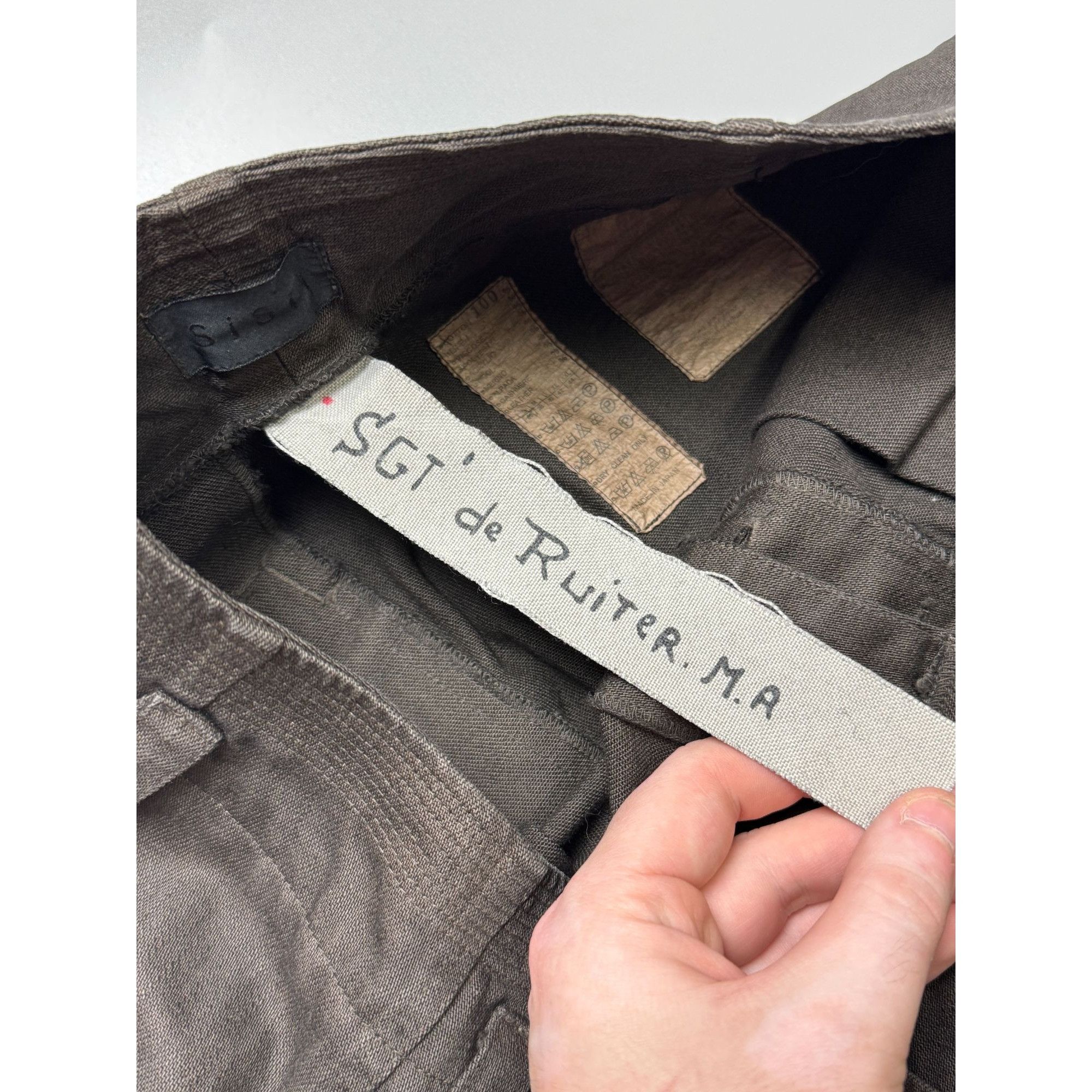 Japanese Brand SiSii Made in Japan Military Cargo Pants (Y1157) Size US 30 / EU 46 - 8 Thumbnail