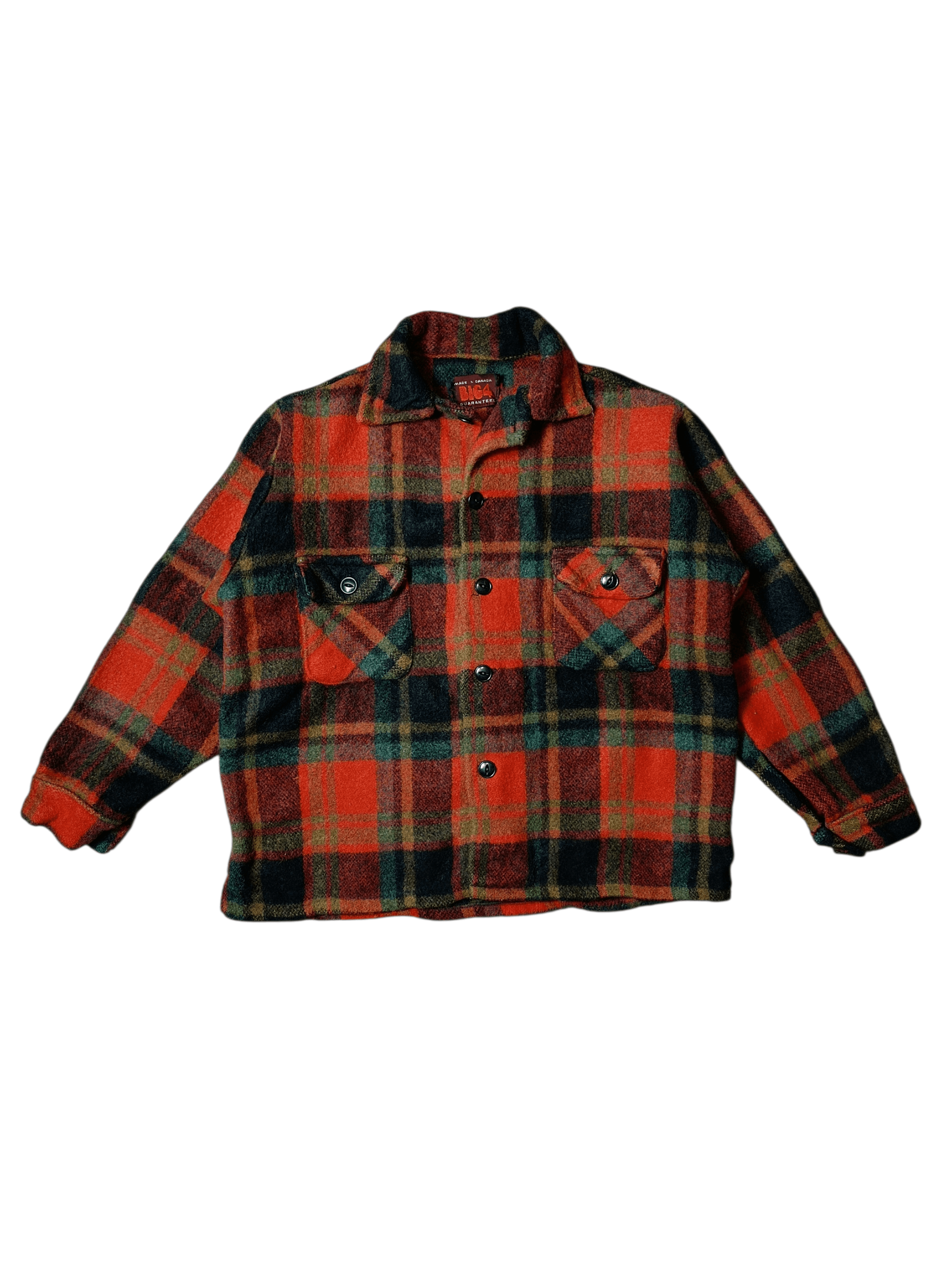 Vintage Vintage Canadian Plaid Wool Checked Shirt Size US XS / EU 42 / 0 - 2 Thumbnail