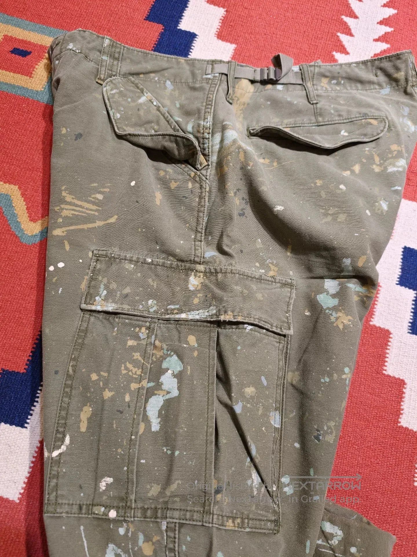 RRL Ralph Lauren Ralph Lauren RRL Splatter Cargo Pants. Size US 36 / EU 52 - 9 Thumbnail