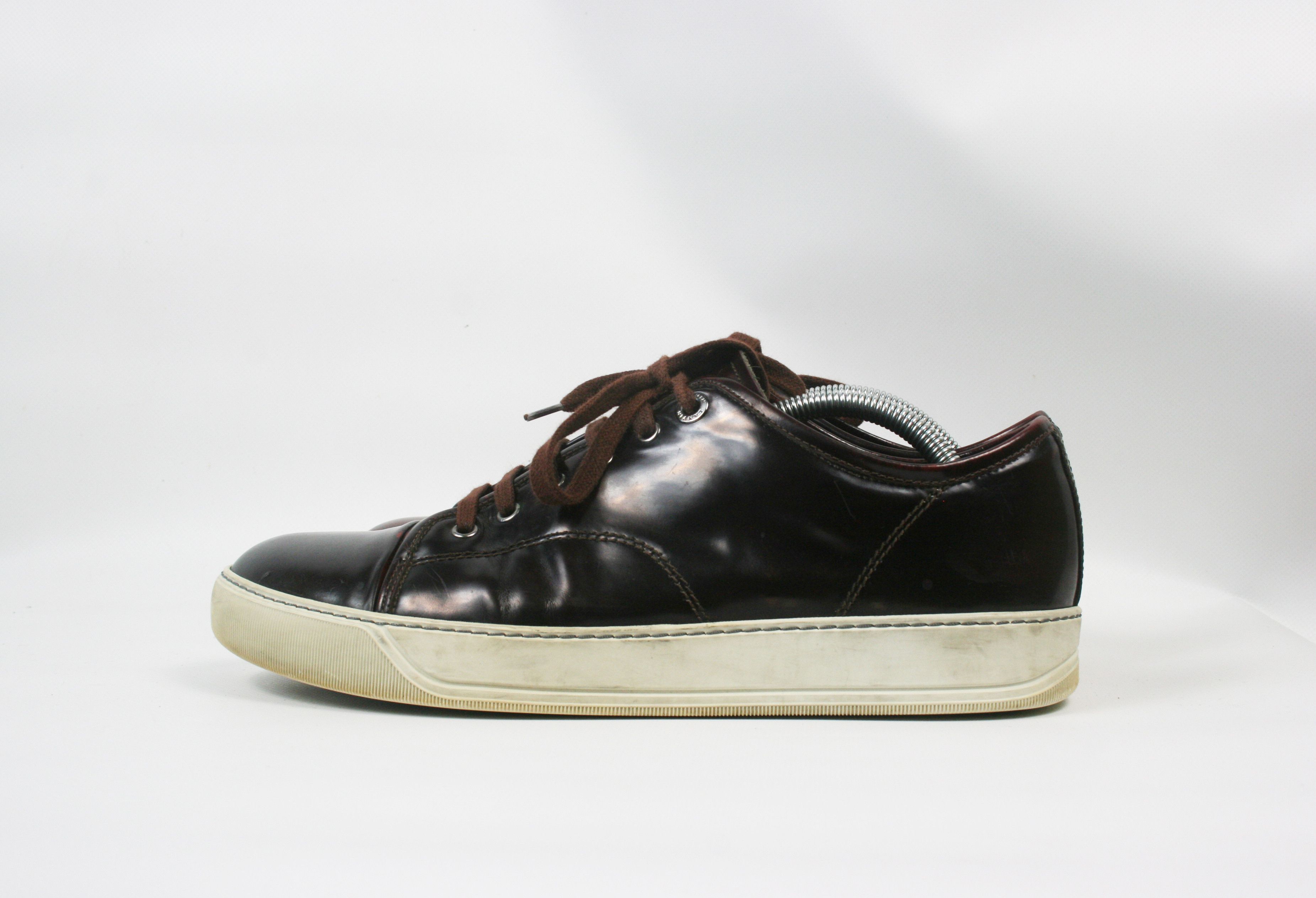 Lanvin DDB1 Patent Leather Low Sneakers 8 Size Size US 8 / EU 41 - 2 Thumbnail