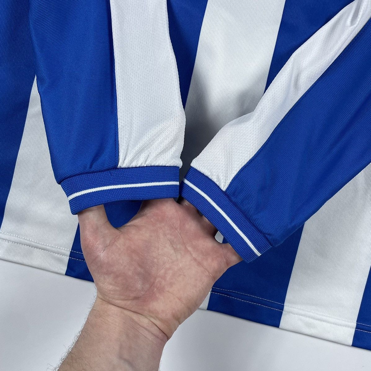 Vintage Wigan Athletic JJB Lee Henry McCulloch #11 Soccer Longsleev Size US XL / EU 56 / 4 - 11 Thumbnail