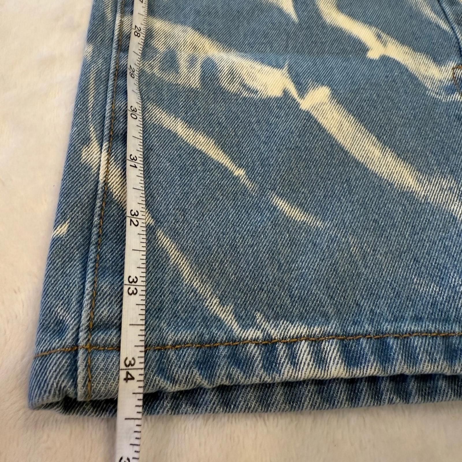 Lioness Lioness boho retro 80’s Y2K zebra striped cotton jeans Med Size 32" / US 10 / IT 46 - 10 Thumbnail