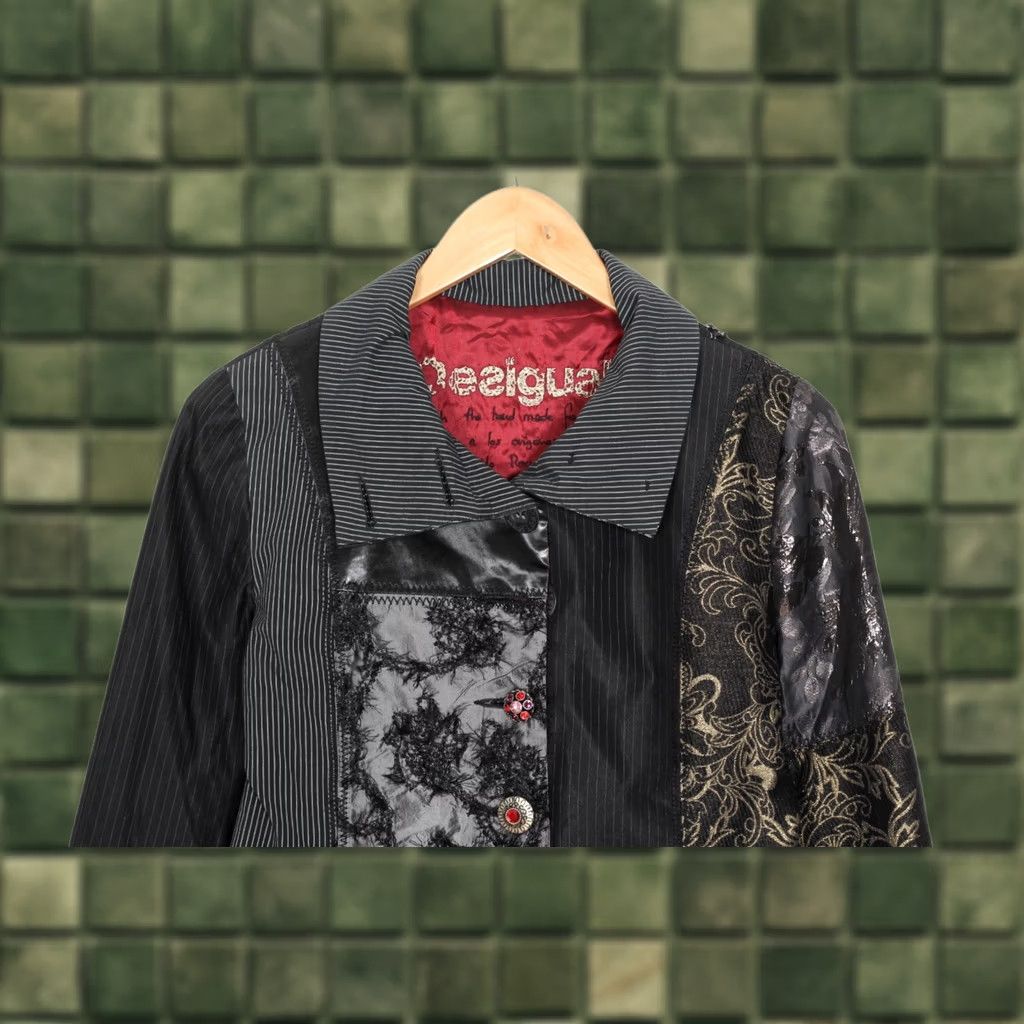 Desigual DESIGUAL Coat Jacket Women 01E2900 Overcoat Size 38 Multicoloured MJ4961 Size XS / US 0-2 / IT 36-38 - 1 Thumbnail