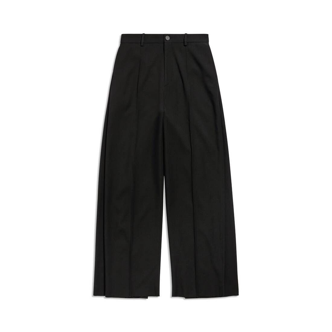 Balenciaga o1s1rm0825 Double Front Pants in Black Size 27" / US 4 / IT 40 - 1 Thumbnail