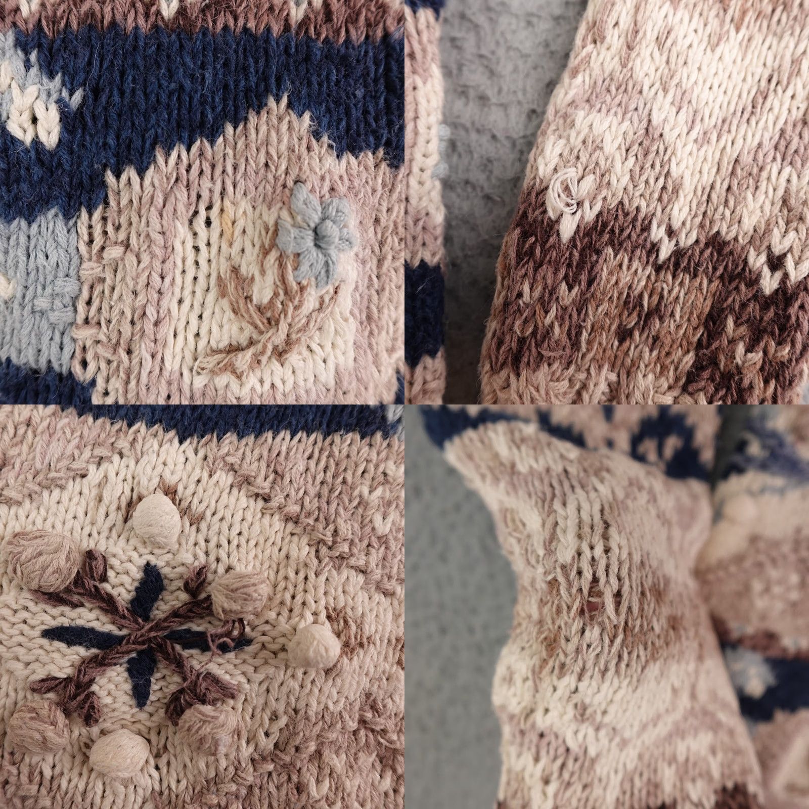 Vintage VINTAGE Heirloom Collectibles Sweater Womens Small Floral All Over Print Knit Size S / US 4 / IT 40 - 8 Thumbnail