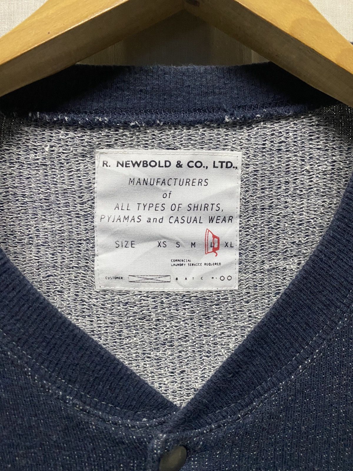 R.Newbold R.Newbold Button Navy Cardigan Size US L / EU 52-54 / 3 - 6 Thumbnail