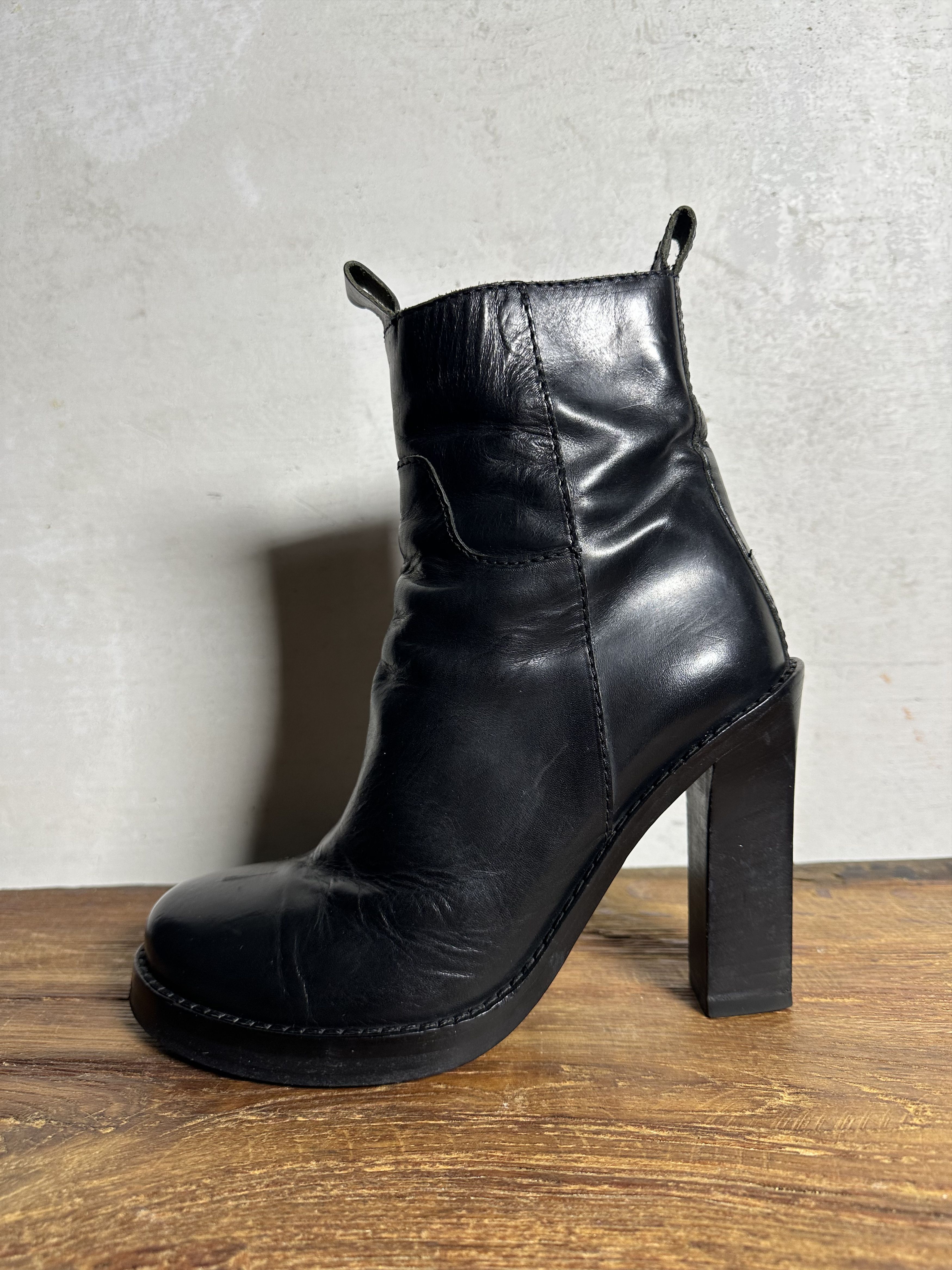 Ann Demeulemeester Ann Demeulemeester Two Piece Transformable Riding Boots Size US 8 / IT 38 - 10 Thumbnail