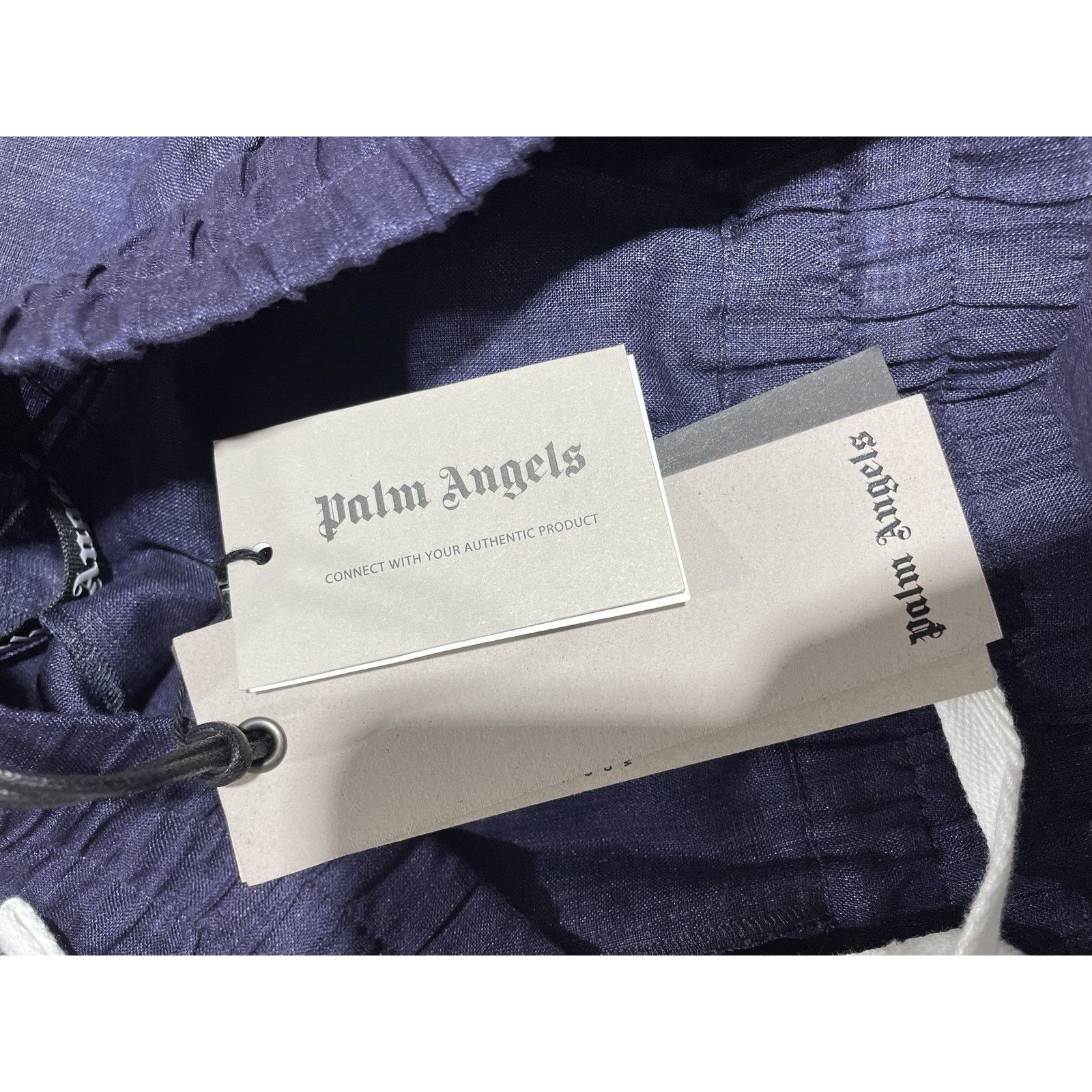 Palm Angels PALM ANGELS LINEN PURPLE TRACK PANT SIZE SMALL NEW Size US 30 / EU 46 - 3 Thumbnail