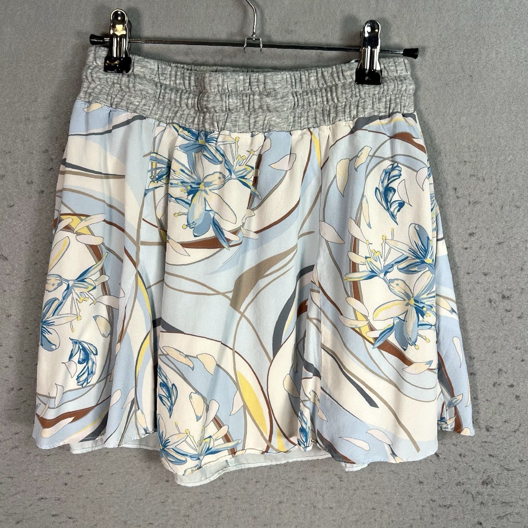 Reiss Reiss Womens Skirt Yasmine Swirl Print Flip Blue/Gray Fully Lined Size 0 Size 25" / US 0 / IT 36 - 5 Thumbnail