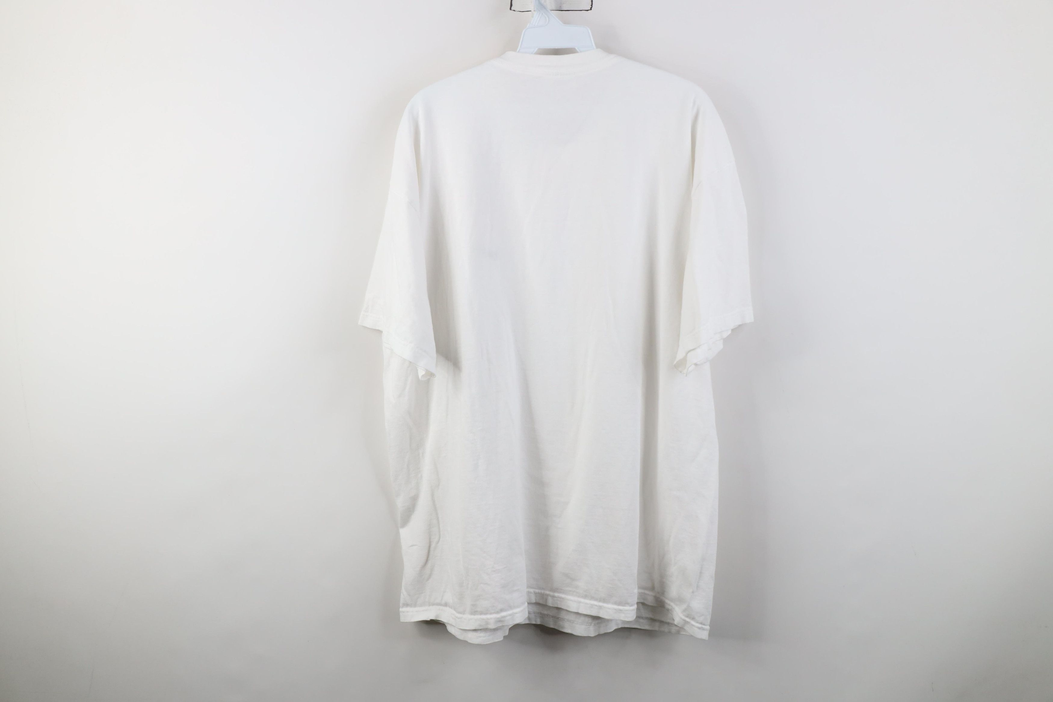 Nike Vintage 90s Nike Scott Mini Swoosh T-Shirt White Cotton USA Size US XL / EU 56 / 4 - 9 Thumbnail