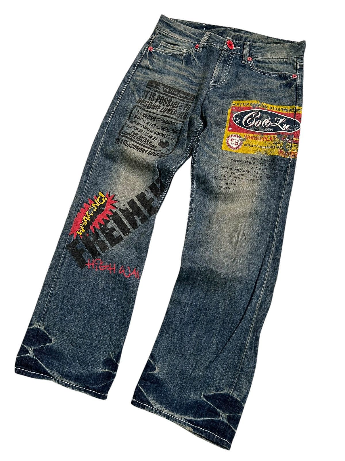 Japanese Brand × Kapital × Vintage CO & LU Japanese Style Denim Jeans Size US 32 / EU 48 - 5 Thumbnail