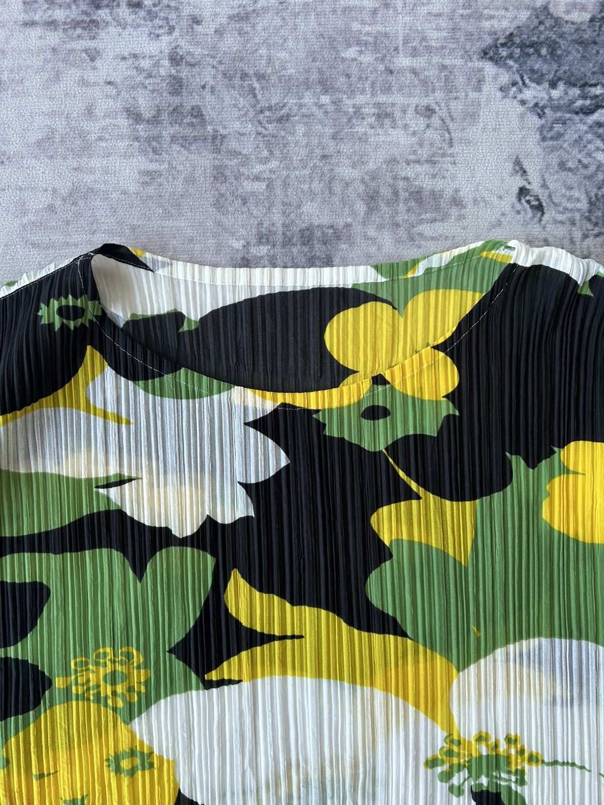 Issey Miyake Issey Miyake Pleats Please Full Pattern Flowers Size S / US 4 / IT 40 - 10 Thumbnail