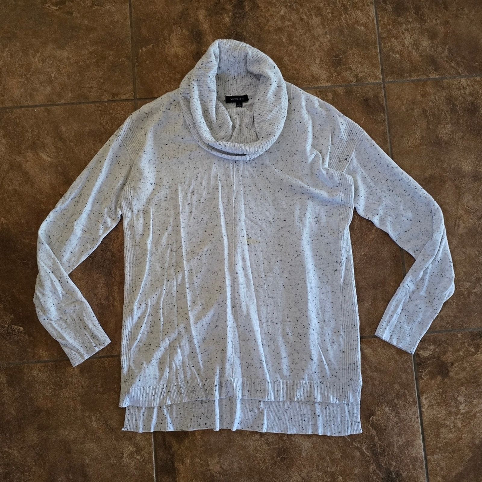 Other White Speckled | VERVE AMI | Cowl Neck Sweater Size S / US 4 / IT 40 - 1 Thumbnail