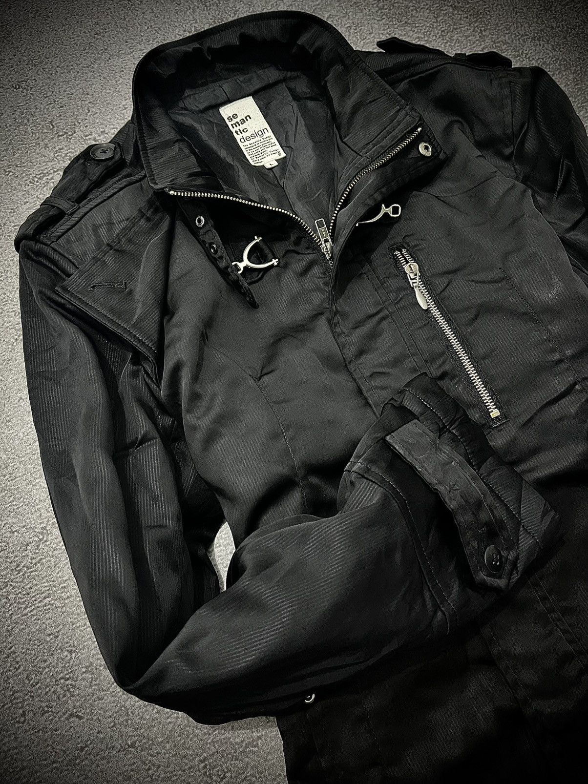 semanticdesign Semantic Design Gothic Waxed Jacket Size US M / EU 48-50 / 2 - 2 Thumbnail