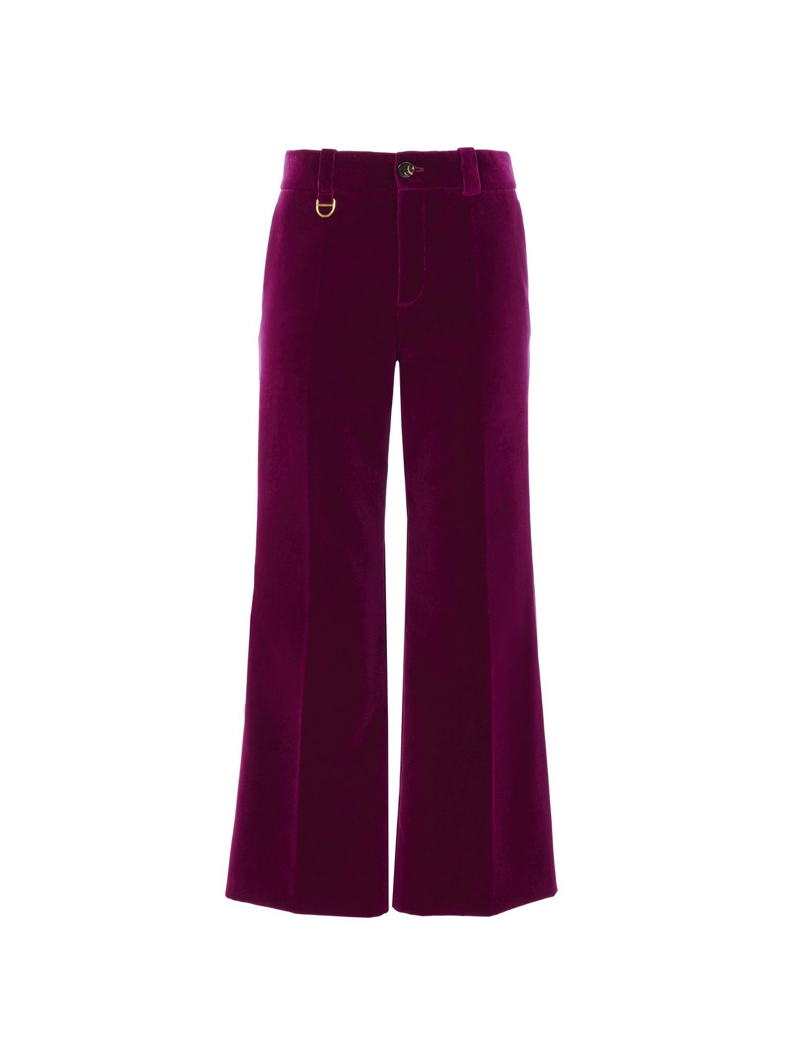Chloe o1loc1c11125 Trousers in Pansy Purple Size 25" / US 0 / IT 36 - 1 Thumbnail