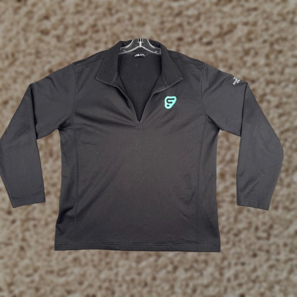 The North Face The North Face Shirt Mens XL Gray 1/4 Zip Mock Neck Long Sleeve Fleece Pullover Embroidered Logo Zipper Casual Activewear Sports Outdoor Size US XL / EU 56 / 4 - 1 Thumbnail