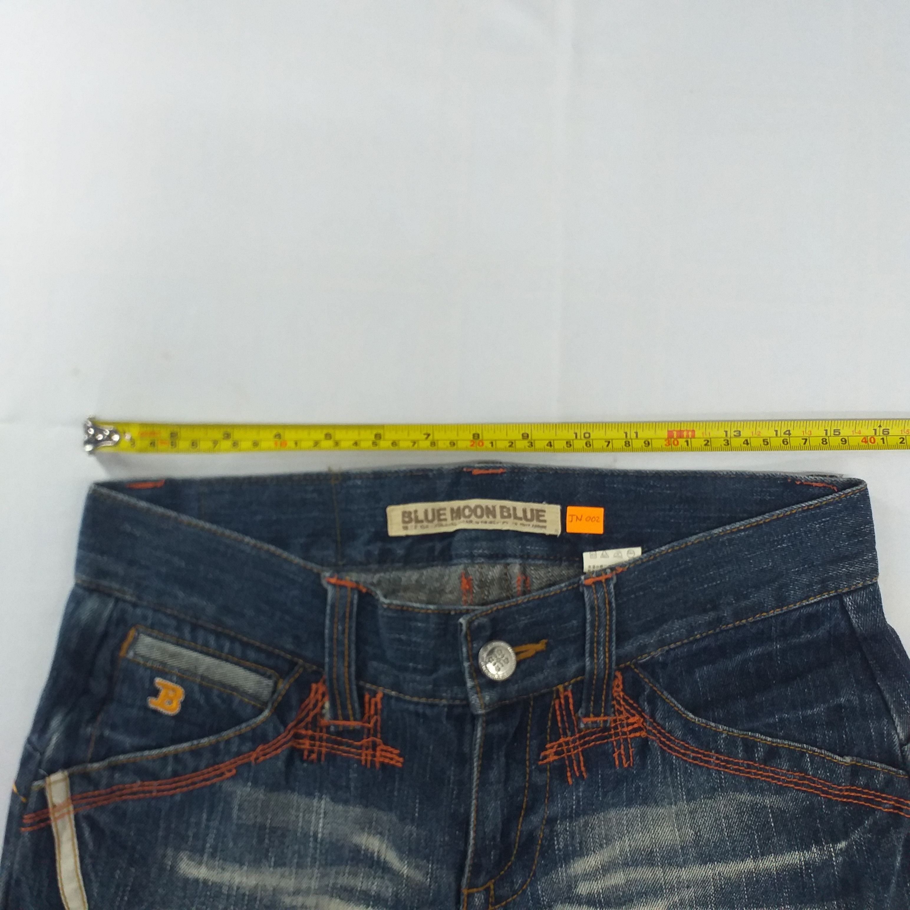Japanese Brand Blue Moon Blue Distressed Denim Japanese Brand 31x30.5 JN002 Size US 31 - 11 Thumbnail
