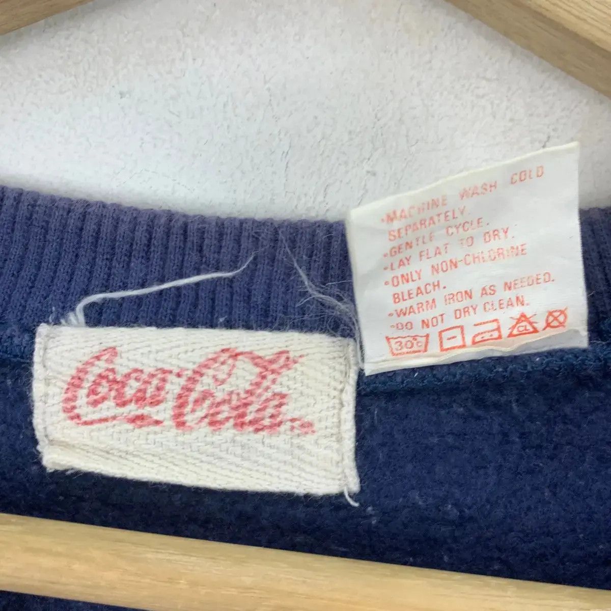 Coca Cola Vintage 90’ COCA COLA COKE Center Logo Rugby Size XL / US 12-14 / IT 48-50 - 7 Thumbnail