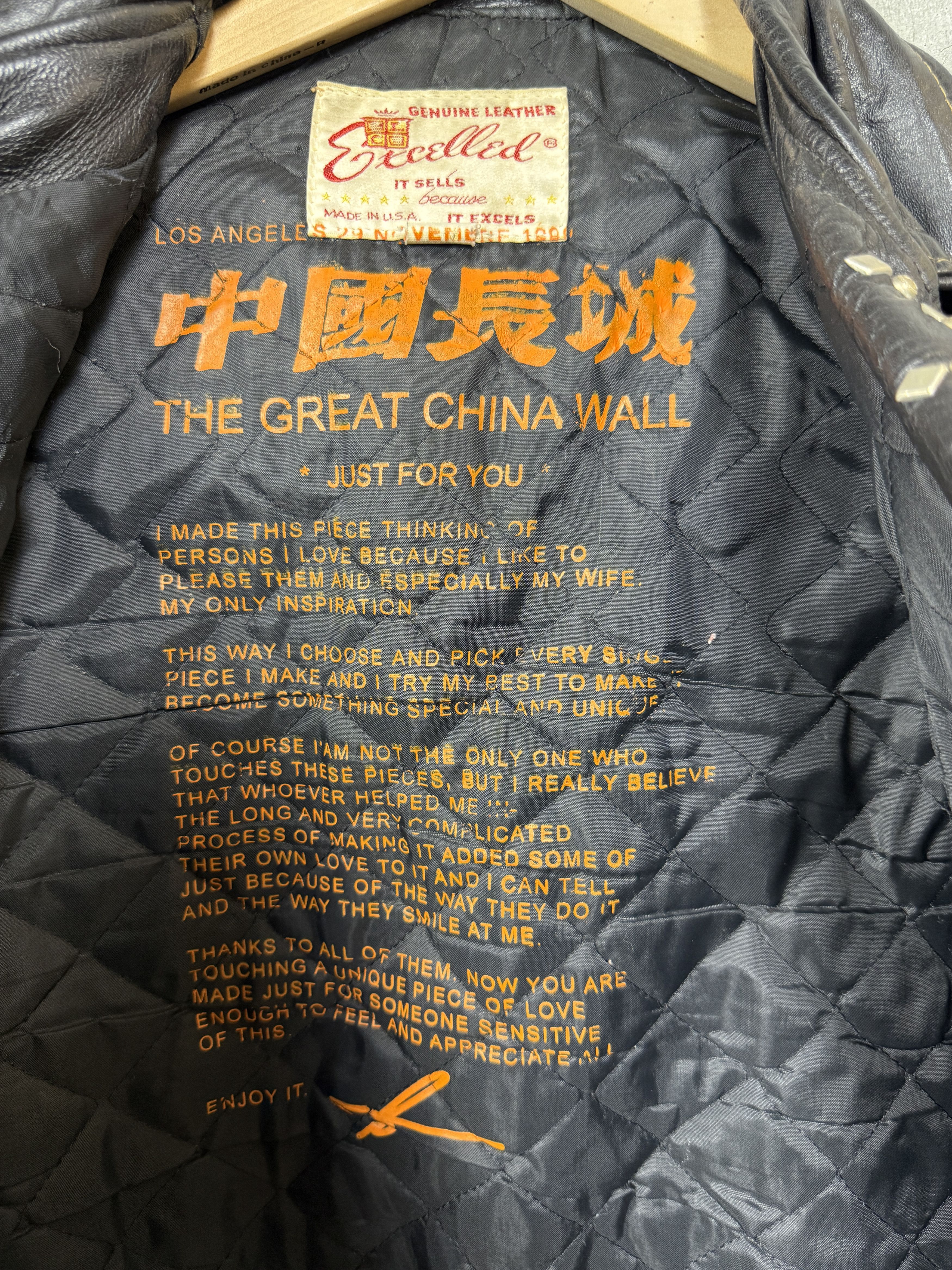 The Great China Wall Rare The Great China Wall Motor City Rose Leather Jacket Size US L / EU 52-54 / 3 - 3 Thumbnail
