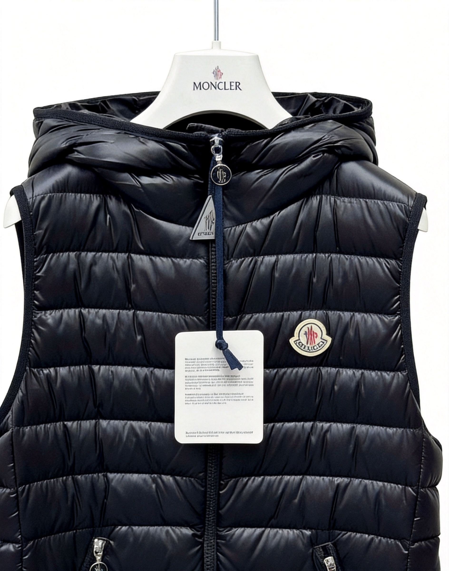 Moncler Women's Down Vest/ in Black, Women's