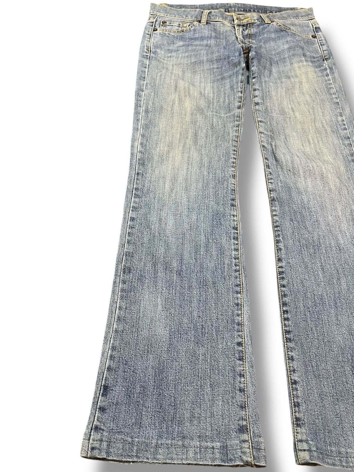 Comme des Garcons Vintage Comme Ca Flare Faded Denim Size US 29 - 3 Thumbnail