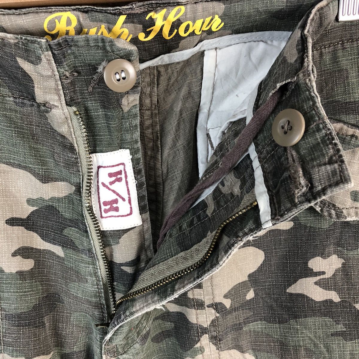 Japanese Brand DL Rush Hour Camo Green Cargo Multipocket Pants #C212 Size US 34 / EU 50 - 12 Thumbnail