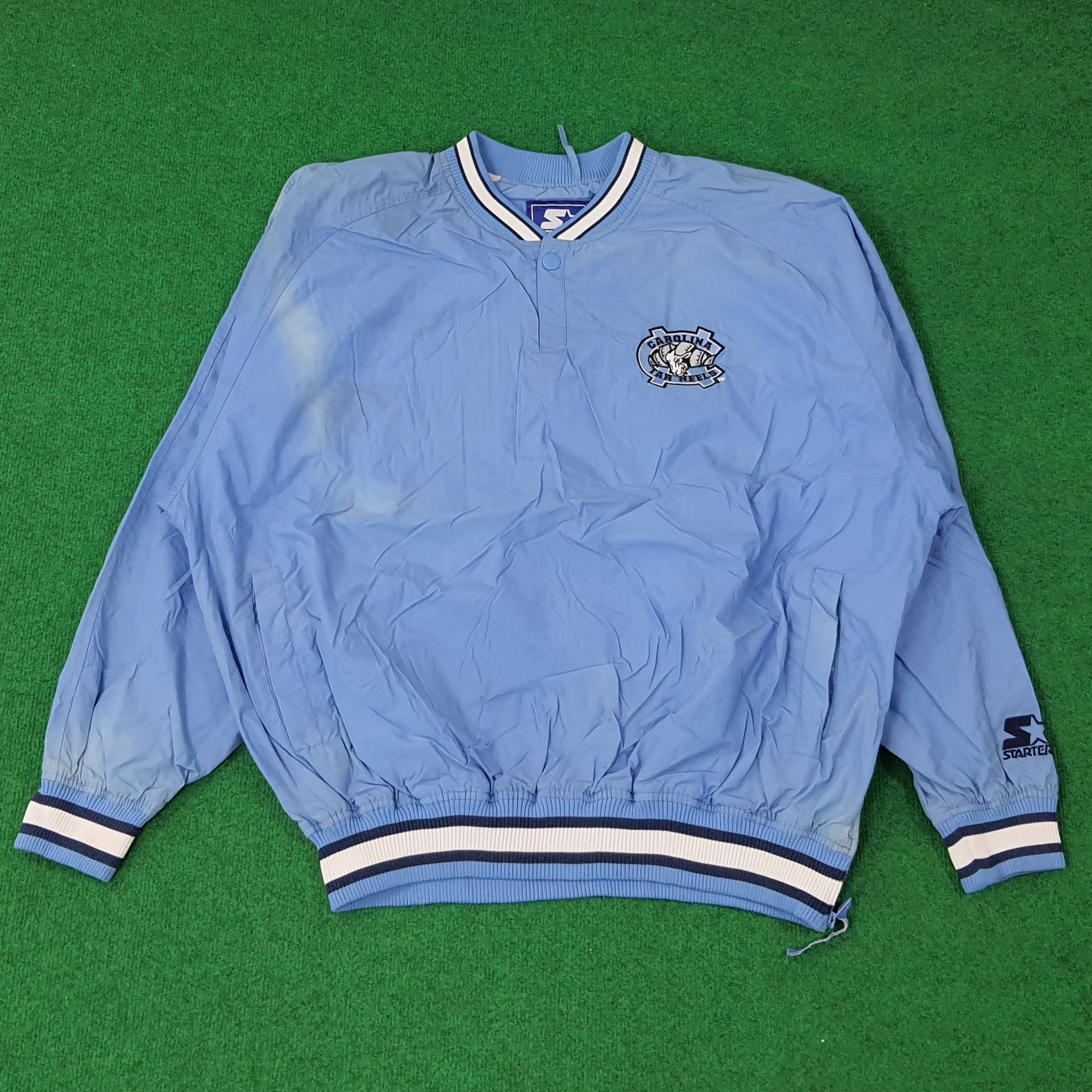 Starter Vintage Starter Carolina Tar Heels NBA Sweatshirt C255N2 Size US XL / EU 56 / 4 - 3 Thumbnail