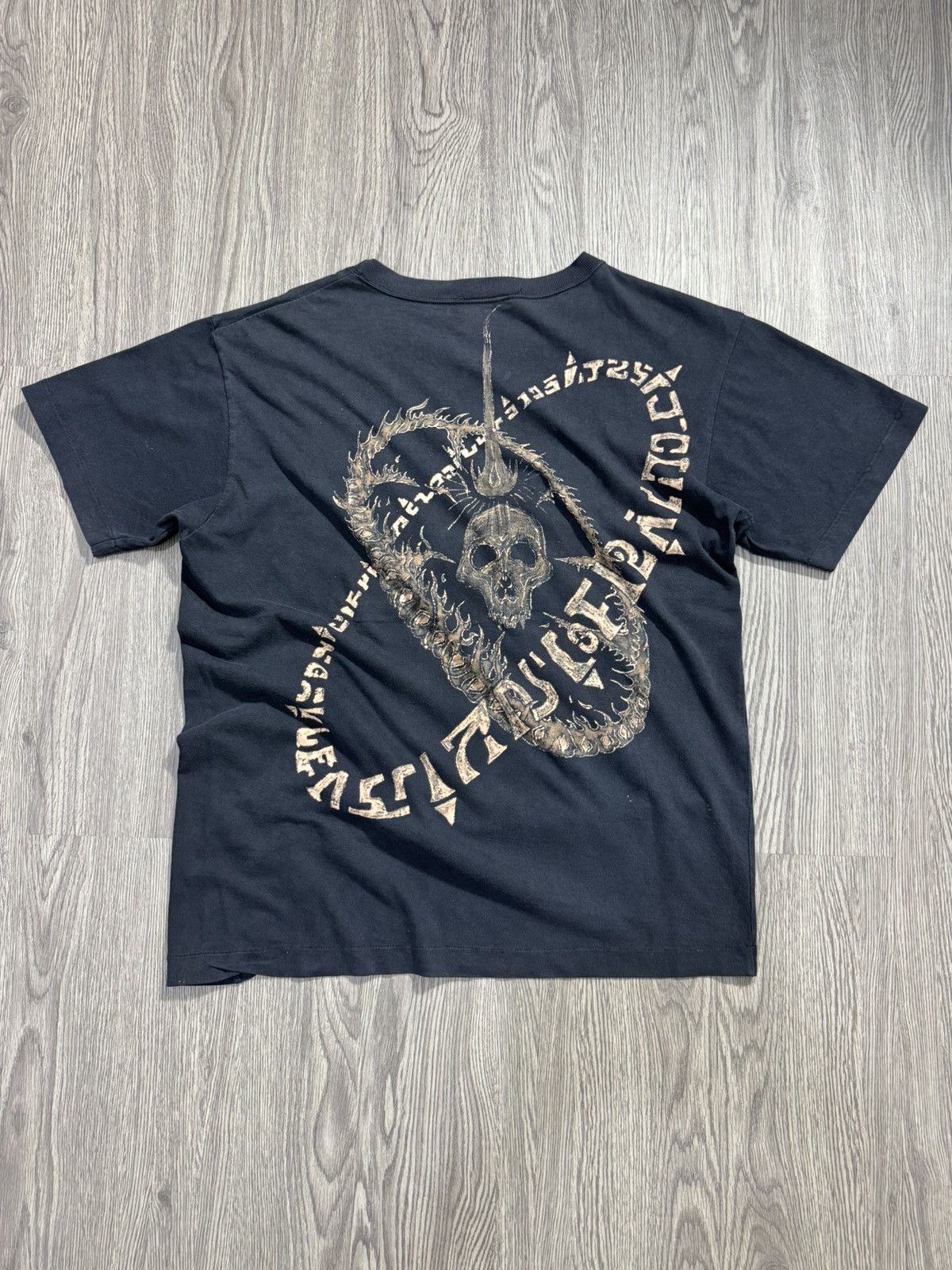agnes b. AGNES B. SEUL CONTRE TOUS (GASPAR NOE) TWO TONE TEE | Grailed