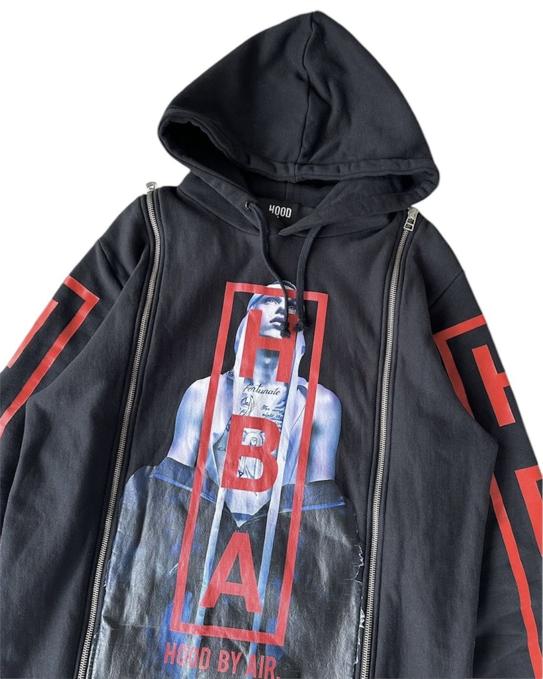 Anonymous Club × Hood By Air Hood By Air Zip Hoodie Size US M / EU 48-50 / 2 - 3 Thumbnail