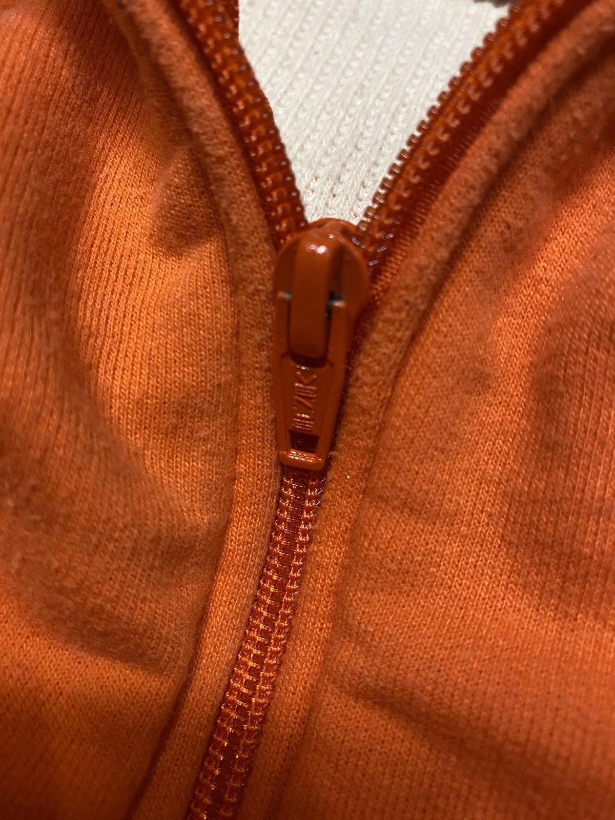 Japanese Brand × Vintage Vintage Sports Afield Orange Waffle Thermal Zip Hoodie Size US S / EU 44-46 / 1 - 11 Thumbnail