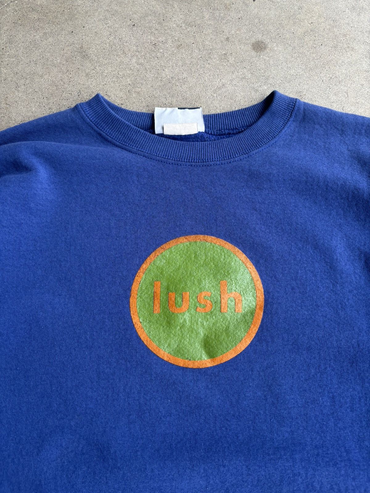 Band Tees × Vintage Crazy 90s Lush Spooky Blue Boxy Rock Band Grunge Crewneck Size US XL / EU 56 / 4 - 3 Thumbnail