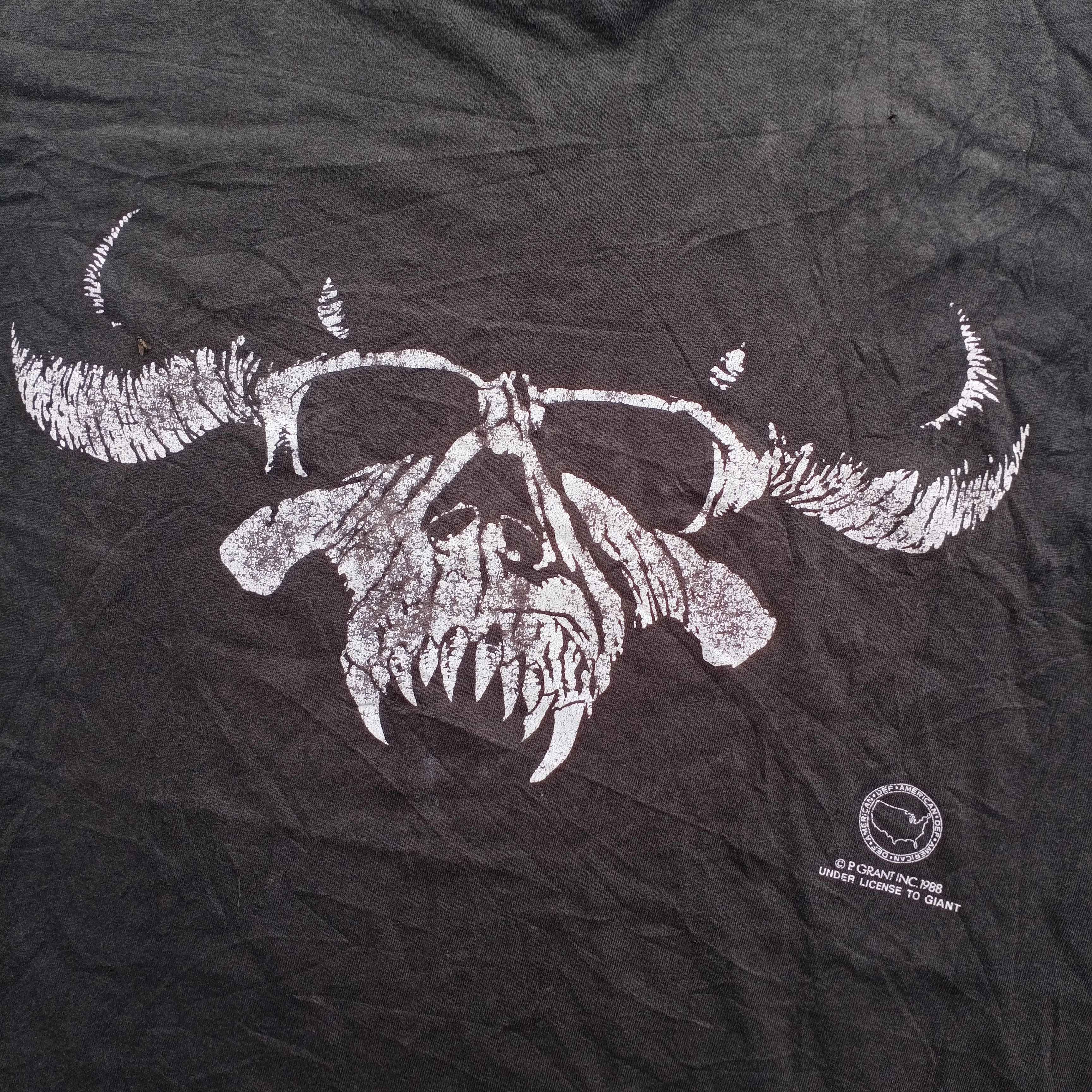 Band Tees Vintage 80s 1988 Danzig Giant Anvil USA Misfits Samhain Size US XL / EU 56 / 4 - 3 Thumbnail