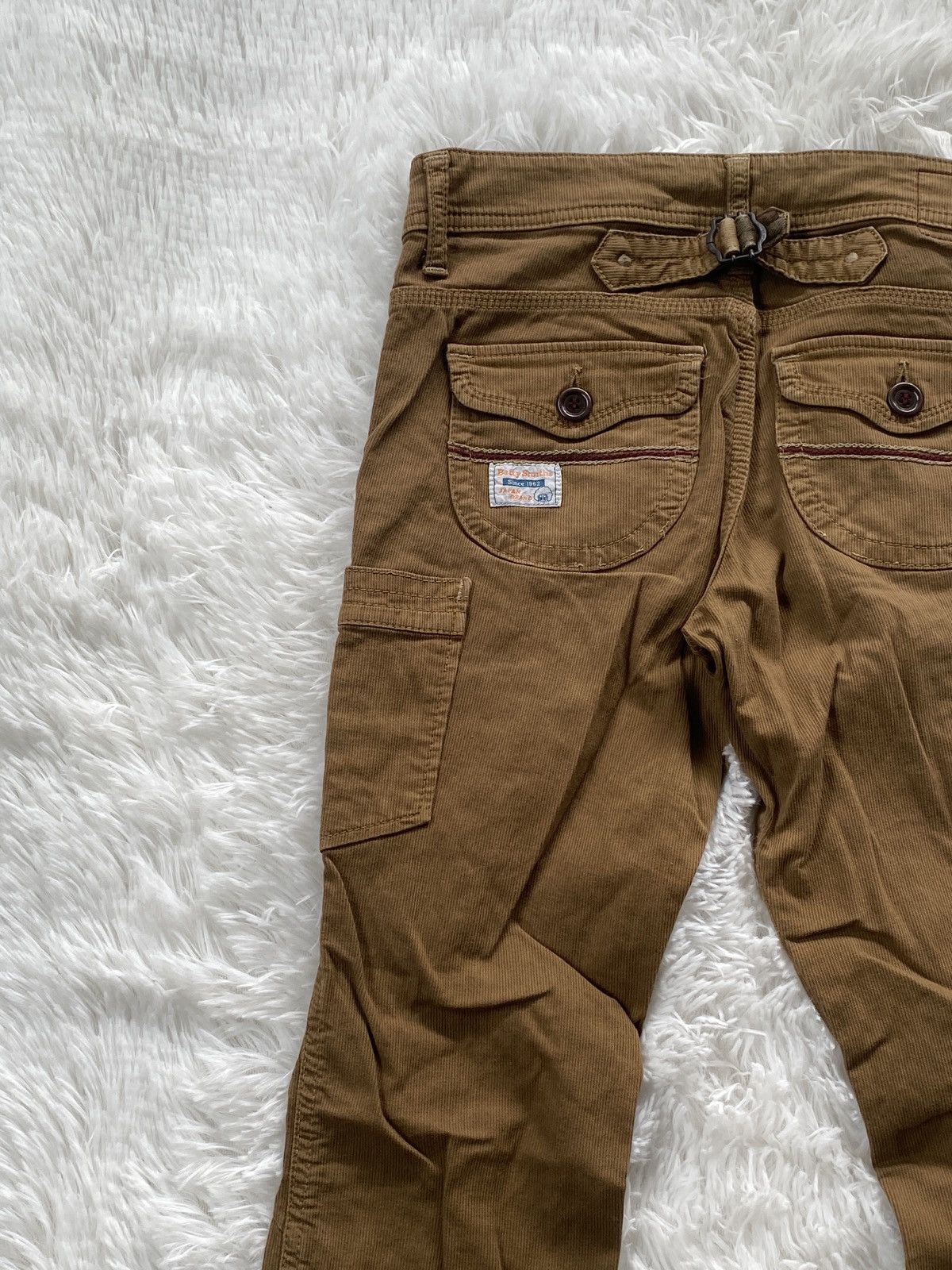 Japanese Brand 🔥OFFER🔥Betty Smith Skinny Cargo Pants Buckleback Japan Made Size 27" / US 4 / IT 40 - 9 Thumbnail
