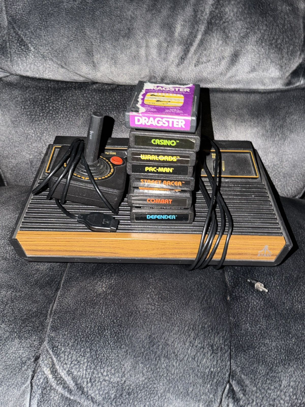 Other Atari 2600 Video Game Console With 7 Games Bundle Vintage Size ONE SIZE - 1 Thumbnail