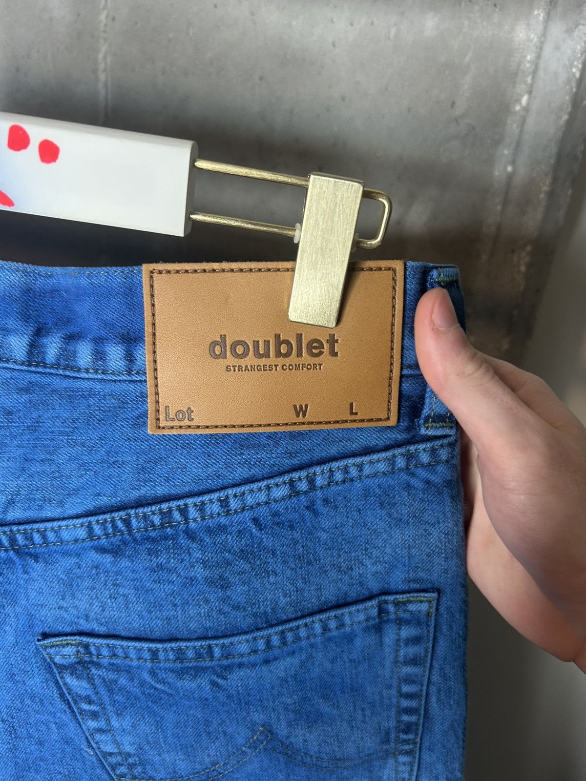 Doublet GRAIL ANIME HAND-PAINTING DENIM PANTS 1/228 Size US 34 / EU 50 - 6 Thumbnail