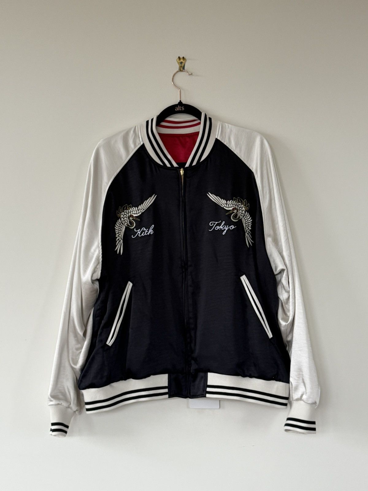 Kith Kith Colorblocked Sateen Bomber | Grailed
