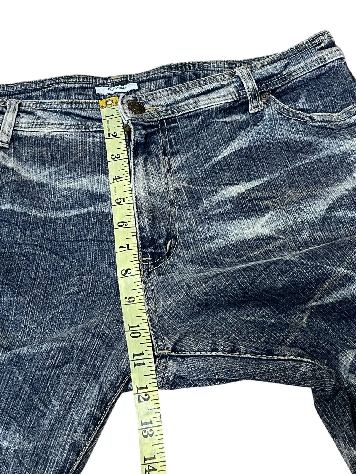Tornado Mart SICK🔥JAPANESE BRAND HIP MAKE FLARED JEANS Size US 34 / EU 50 - 15 Thumbnail
