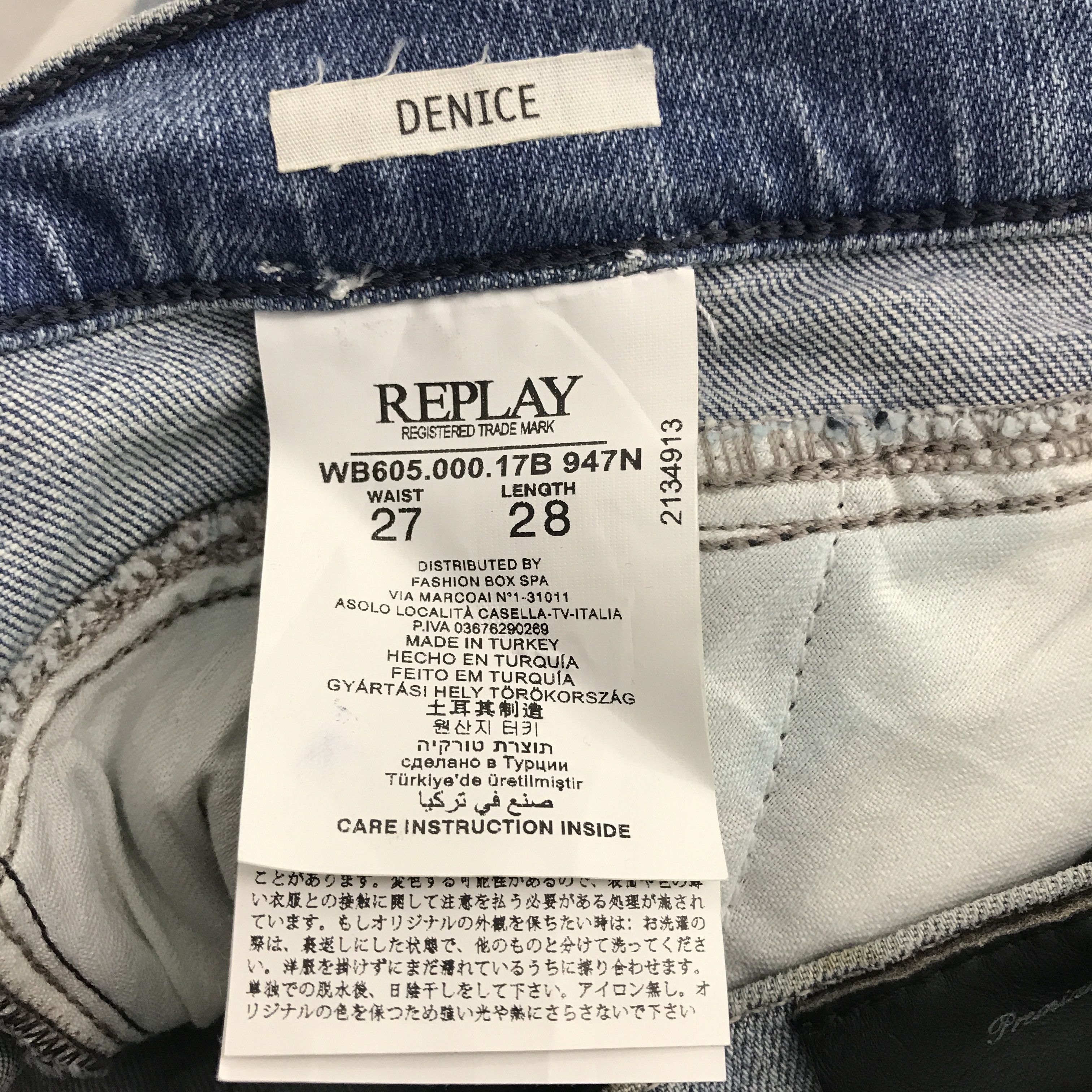 Replay × Vintage Replay Skinny Ripped Distressed Denim pants Size US 27 - 13 Thumbnail