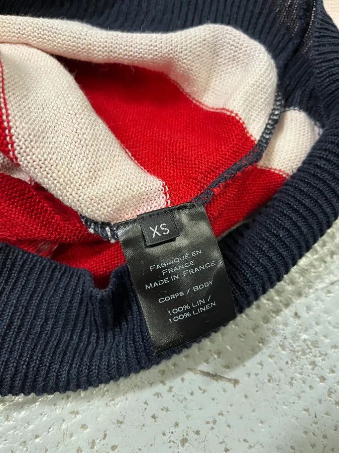 Balmain SS2016 Balmain USA Flag Distressed Buttoned Sweater Size US S / EU 44-46 / 1 - 9 Thumbnail
