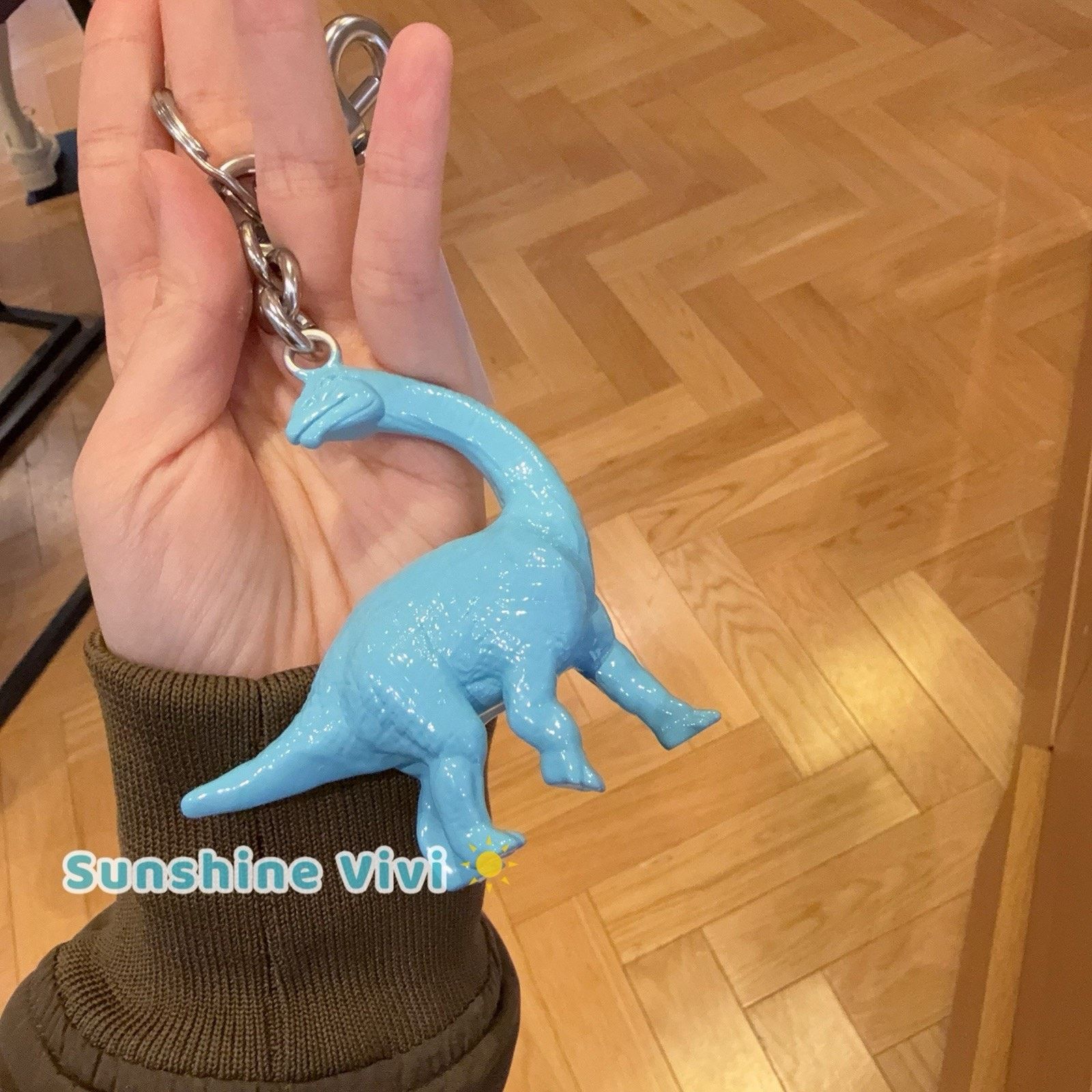 Coach NWT Coach CEB62 Keychain Brachiosaurus dinosaur Bag Charm Size ONE SIZE - 4 Thumbnail