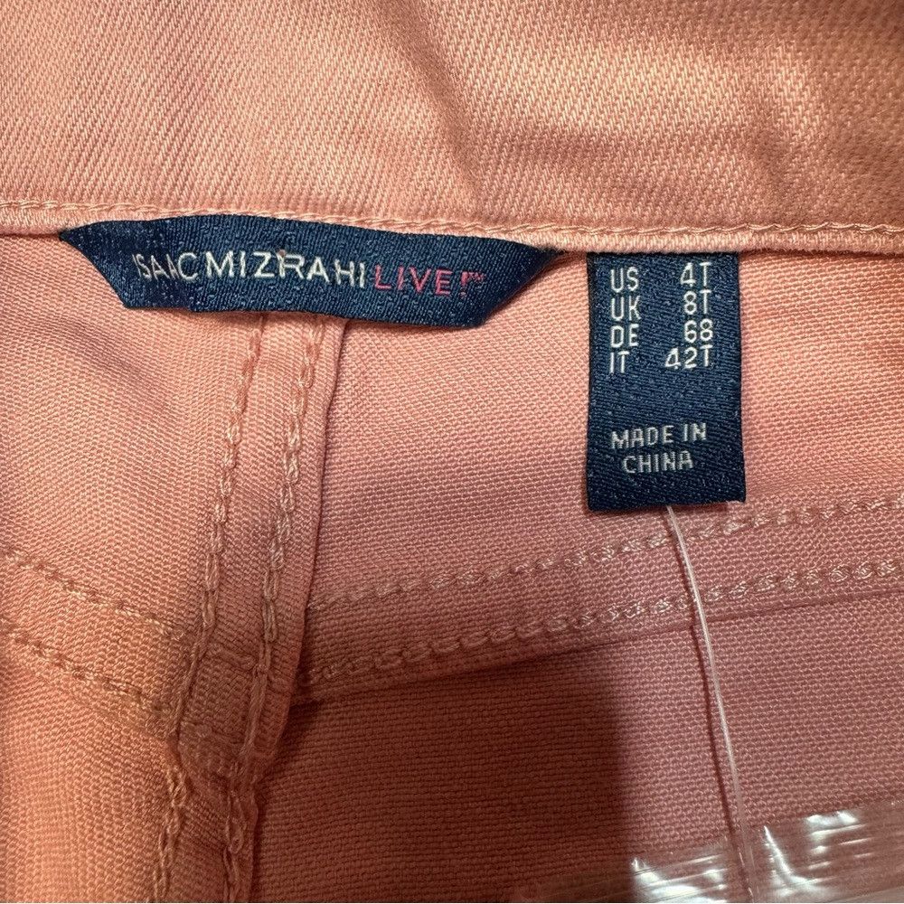 Isaac Mizrahi New Isaac Mizrahi Live! True Denim Wide Leg Cheeky Pink Jea Size 27" / US 4 / IT 40 - 6 Thumbnail