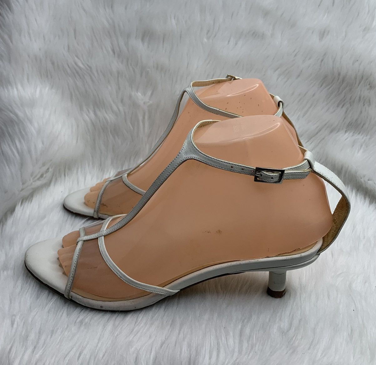 By Far By Far Kitten Heels Sandals Size US 7 / IT 37 - 5 Thumbnail