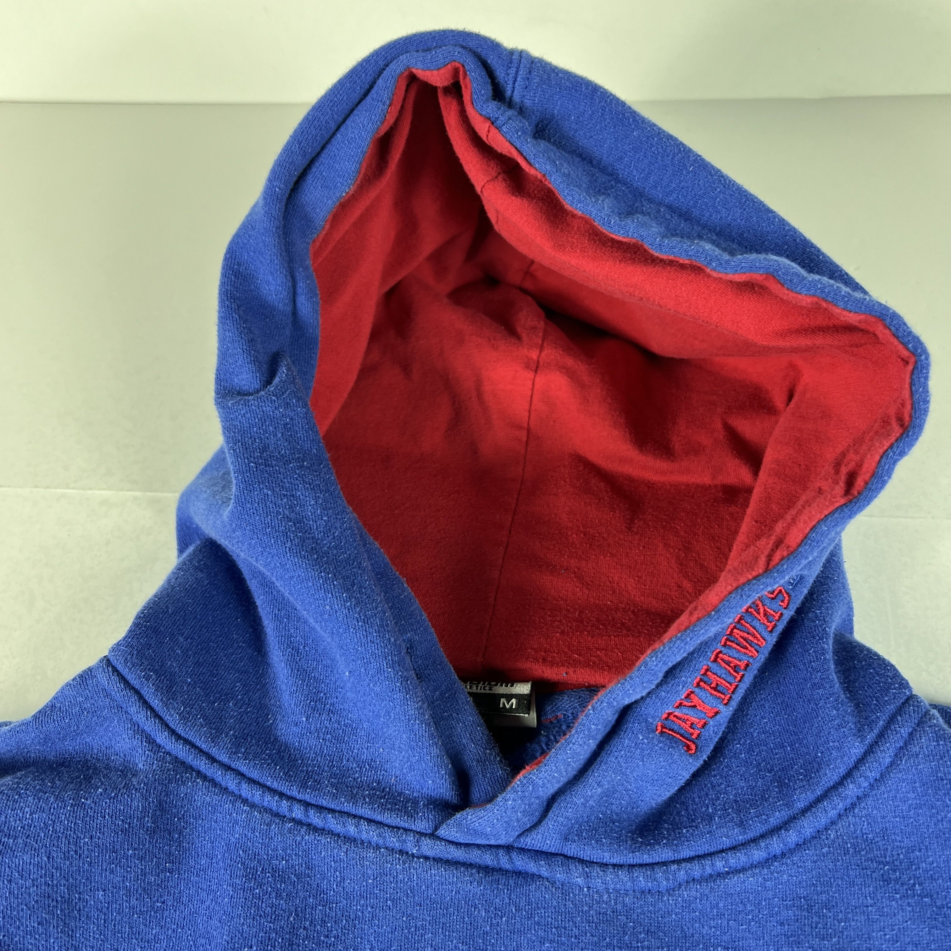NCAA Stadium Kansas Jayhawk Sweatshirt Faded Embroidered Hoodie Size US M / EU 48-50 / 2 - 8 Thumbnail