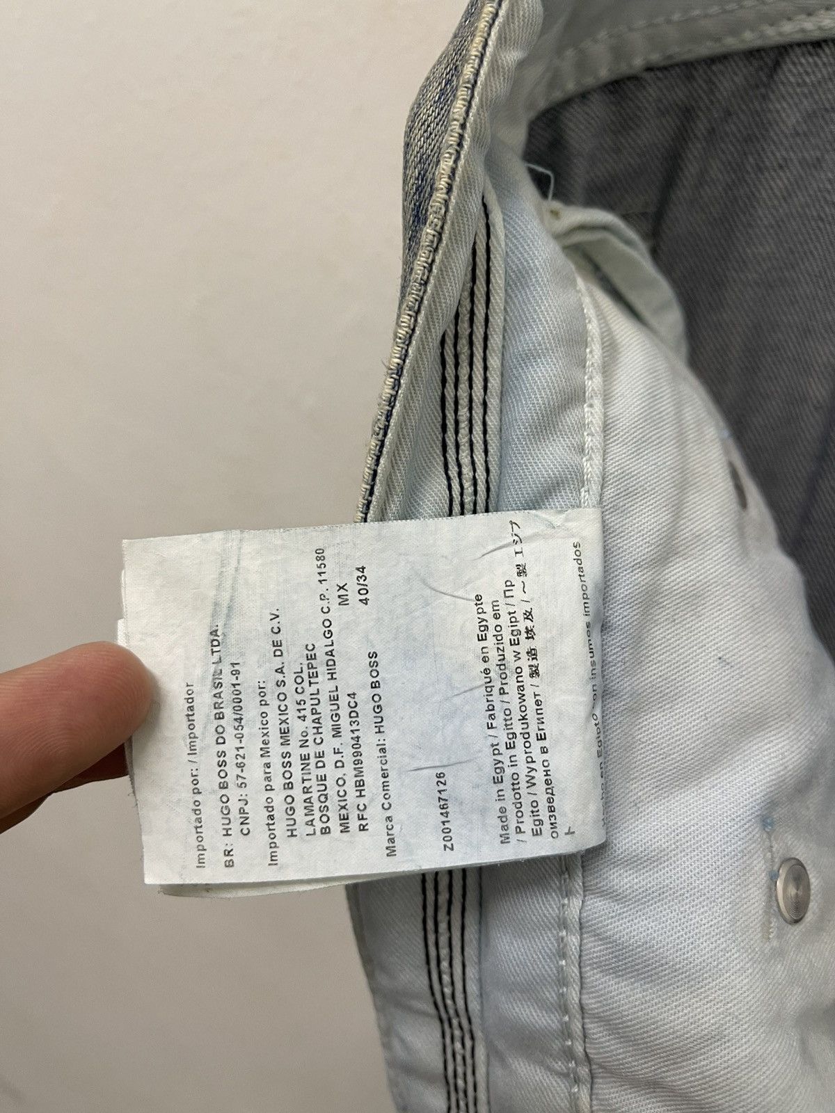 Hugo Boss Rare HUGO BOSS Selvedge Denim Size US 40 / EU 56 - 21 Thumbnail