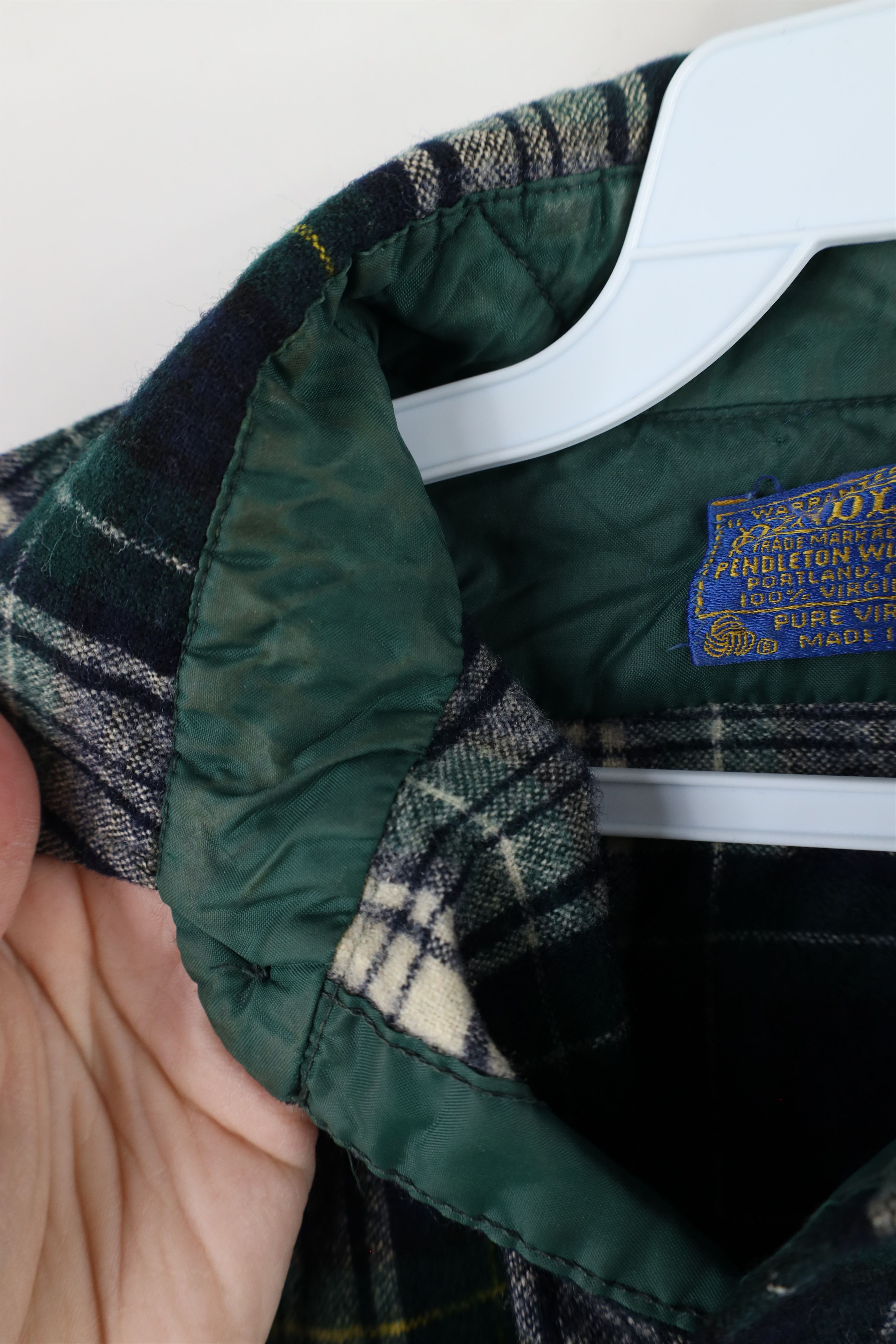 Pendleton × Vintage Vintage 70s Pendleton Virgin Collared Button Shirt Plaid USA Size US M / EU 48-50 / 2 - 7 Thumbnail