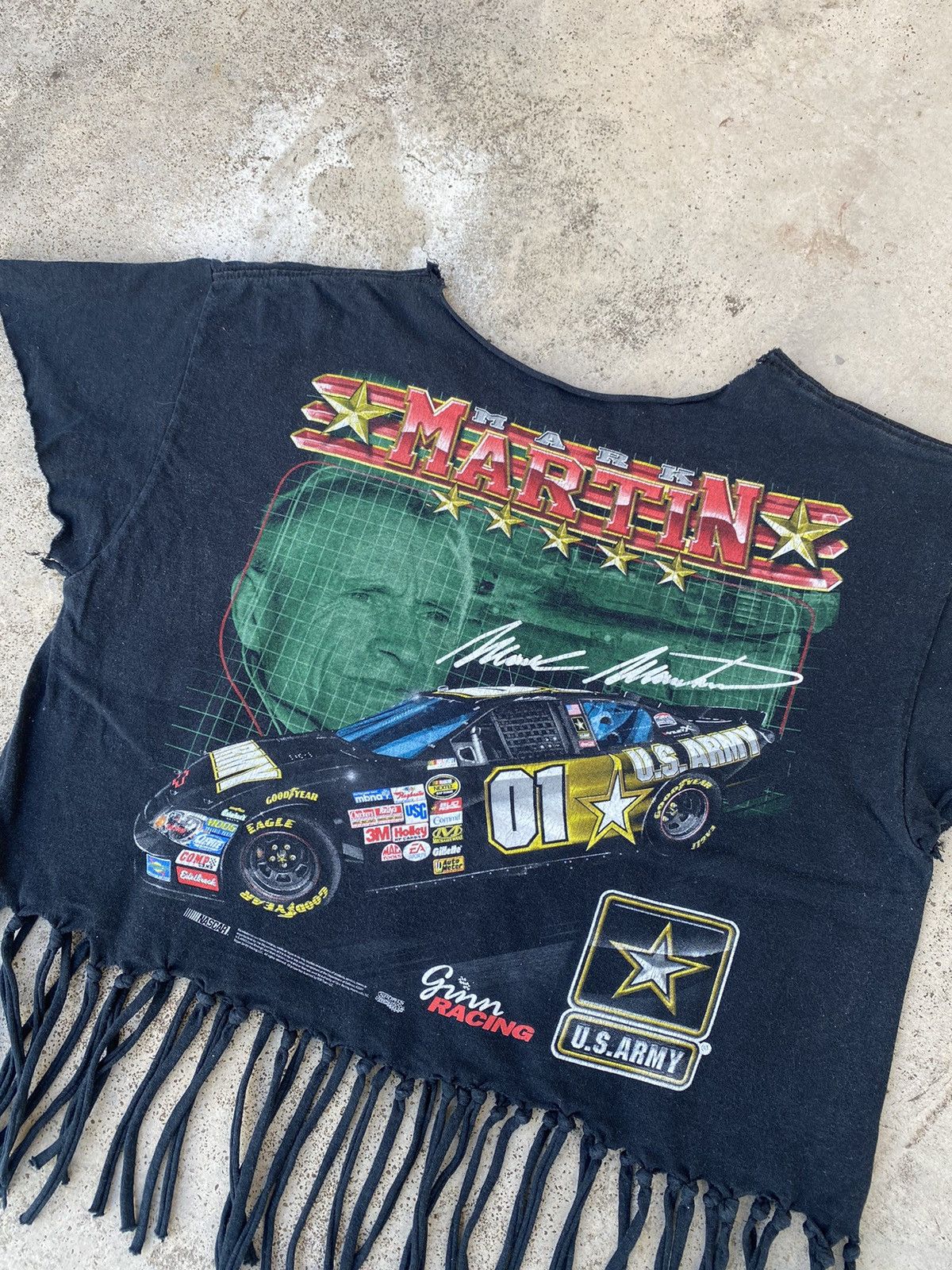 NASCAR Vintage Nascar Army Mark Martin Crop Top Size M / US 6-8 / IT 42-44 - 2 Thumbnail