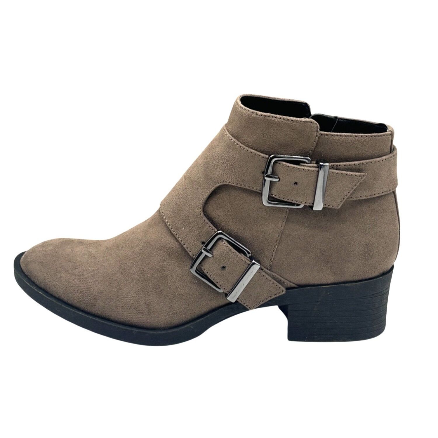 Other Kenneth Cole Reaction Women's Re-Buckle Booties, Putty Masil Size US 5 / IT 35 - 1 Thumbnail