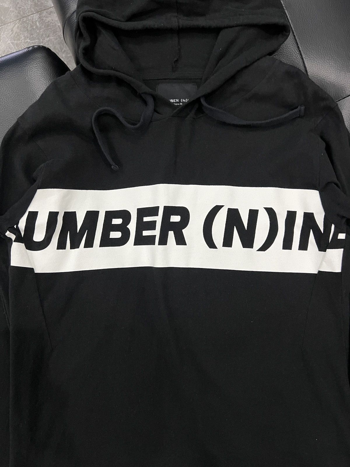 Number (N)ine Number (N)ine Logo Cut-Detail Lightweight Sweatshirt Size US L / EU 52-54 / 3 - 3 Thumbnail