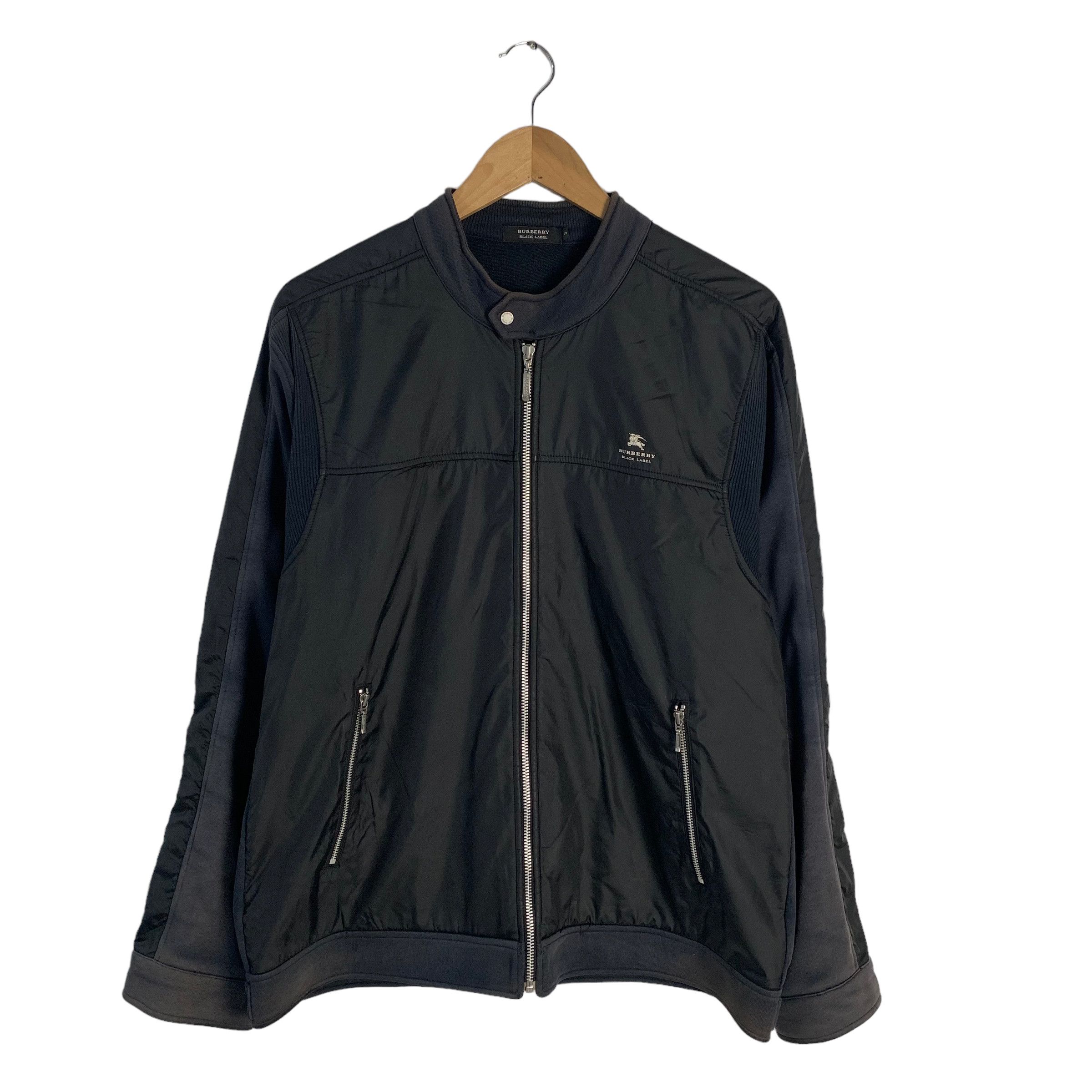 BURBERRY BLACK LABEL harrington jacket 黒 Burberry Burberry Black Harrington Jacket | Grailed